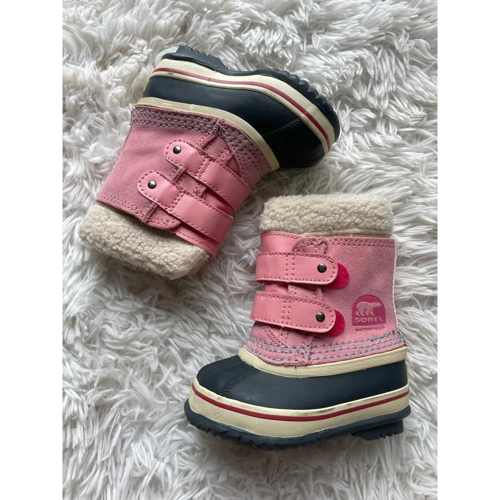 SOREL Youth 1964 Pac Strap Waterproof Winter Snow Boots